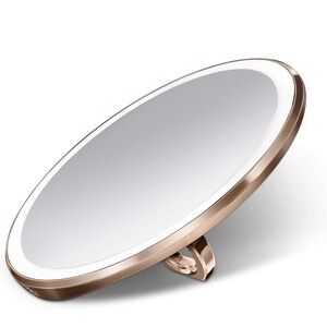 Rose Gold and White LED Makeup Mirror